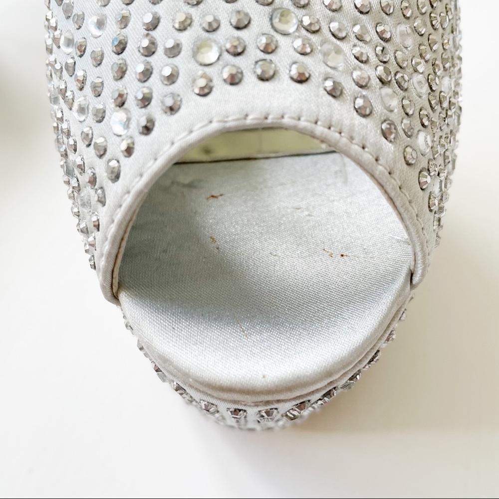 Mona Mia Silver Rhinestones Heels - Picture 8 of 10